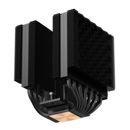 Кулер для процессора/ CPU Cooler PCCooler RT720 TC BK (270W, 4-pin PWM, 157.5mm, Al/Cu, 7x6mm, 2x120mm, 73.32CFM, 34.9dBA, 2200RPM, S: 1851/1700/1200/115X, AM5/AM4, black)