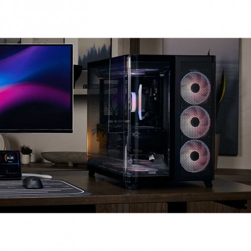 Купить Корпус Corsair AIR 5400 RS-R ARGB Midi-Tower с 3 ARGB вентиляторами и поддержкой E-ATX, ATX, mATX, mITX в черном цвете