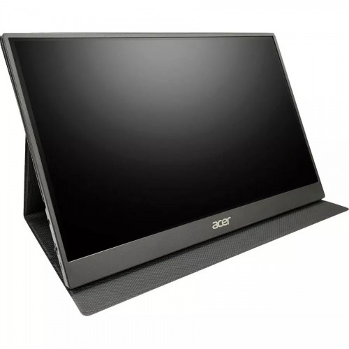 Монитор/ Acer PM161QJbmiuux 15,6'', UltraThin Black, 16:9, IPS, 1920x1080, 6ms, 250cd, 60Hz, mini HDMI, 2xType-C, Speakers 1Wx2, FreeSync, HDR 10, Vesa:100x100