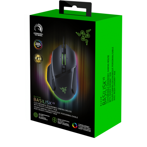 Игровая мышь Basilisk V3/ Razer Basilisk V3 - Ergonomic Wired Gaming Mouse