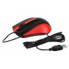 Мышь Acer OMW012 черный/красный оптическая 1200dpi USB 3but (ZL.MCEEE.003)