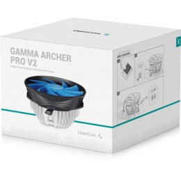 Кулер Deepcool Gamma Archer Pro V2 Soc-AM5/AM4/1200/1700/1851 4-pin 18-21dB Al+Cu 110W 315gr Ret (G-U-ARCHER-ARNNNN-G-2) [G-U-ARCHER-ARNNNN-G-2]