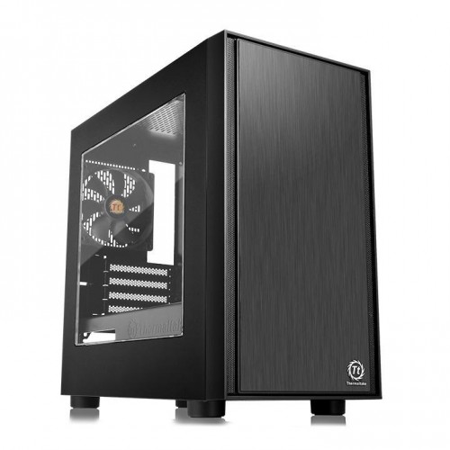 Корпус Thermaltake Versa H17 Black с окном для mATX - 2xUSB 2.0, 1xUSB 3.0, аудио без БП