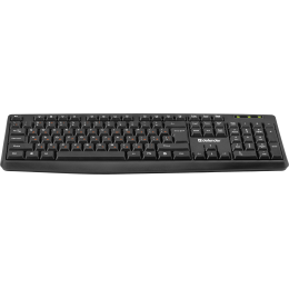 Defender Проводная клавиатура Concept HB-164 RU,черный,104+FN,1.8м