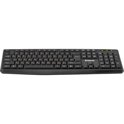 Defender Проводная клавиатура Concept HB-164 RU,черный,104+FN,1.8м Defender