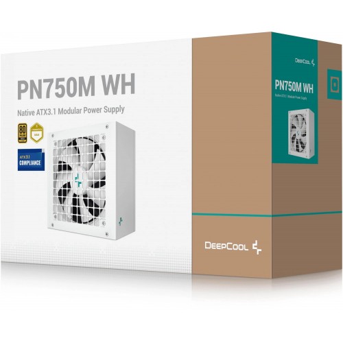 Блок питания Deepcool ATX 750W PN750M WH V2 Game Storm Gen.5 80+ Gold - Высокая производительность и надежность для игровых систем