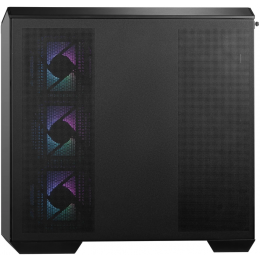 Корпус ПК без блока питания/ Case MSI MAG PANO M100R PZ, Mini-Tower, TG, 4x120mm ARGB, 1xUSB 3.2, 1xUSB 3.2 Type-C, mATX, mITX Black
