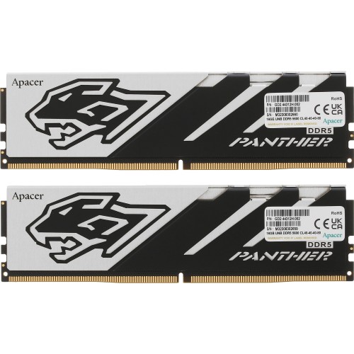 Модуль памяти APACER DIMM DDR5-5600 32GB (16GBx2) AH5U32G56C5227BAA-2