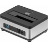 Док-станция AgeStar 3UBT7 для HDD SATA III с USB 3.0 - Серебристый алюминий и пластик