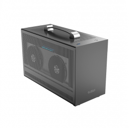 Корпус без блока питания/ Case PCCooler I100 PRO MESH GY, Micro-Tower, Mesh, no fans, 1xUSB 3.0, SFX PSU Support, mITX Grey