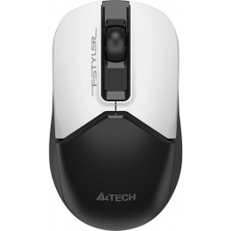Мышь A4Tech Fstyler FG12 Panda белый/черный оптическая 1200dpi беспров. USB 3but