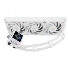 Система жидкостного охлаждения/ Water Cooling System Thermalright Elite Vision 360 (360mm, LED, White, ARGB/ Fans: 3x120mm, 69CFM, 27dBA, 2150RPM/ Pump height 63mm, Rad thickness 27mm/ S: 1700, 1200, 1851, 115X, 2011, 2066, AM5, AM4)
