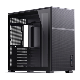 Корпус без блока питания/ Case JONSBO D41 MESH, Midi-Tower, TG, no fan, 1xUSB-A 3.2 + 1xUSB-C 3.2, ATX, mATX Black