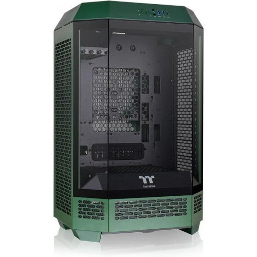 Корпус Thermaltake The Tower 300 Racing Green для mATX с 8 вентиляторами 120мм и 6 140мм, 2xUSB 3.0 и аудио выходом - идеальный выбор для мощного ПК [CA-1Y4-00SCWN-00]