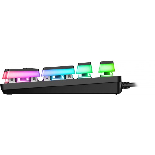 Клавиатура Acer OKW303 механическая USB для геймеров с LED подсветкой, черно-серая, 1.8м кабель (ZL.KBDCC.01D)