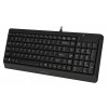 Клавиатура A4Tech FK15 черная USB с кабелем 1.5 м - надежный выбор для вашего компьютера