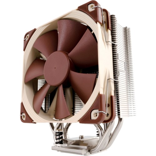 Кулер для процессора/ CPU Cooler Noctua NH-U12S (129W, 4-pin PWM, 158mm, Al/Cu, 5x6mm, 1x120x120x25mm, 54.97CFM, 22.4dBA, 1500RPM, S: 1851/1700/1200/115X, AM5/AM4, Beige/Brown)