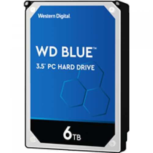 Жесткий диск HDD WD Blue 6TB SATA3 5400RPM с 256MB кэша - надежное решение для хранения данных