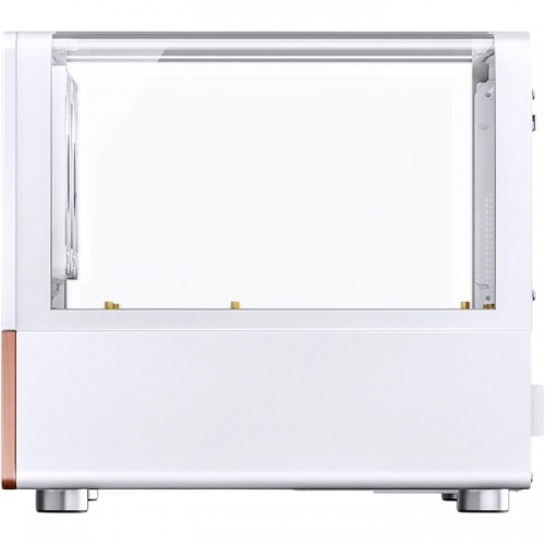 Корпус JONSBO V12 Mini-Tower без блока питания: стильный белый кейс для mATX и mITX с 2 вентиляторами и USB-C 3.2