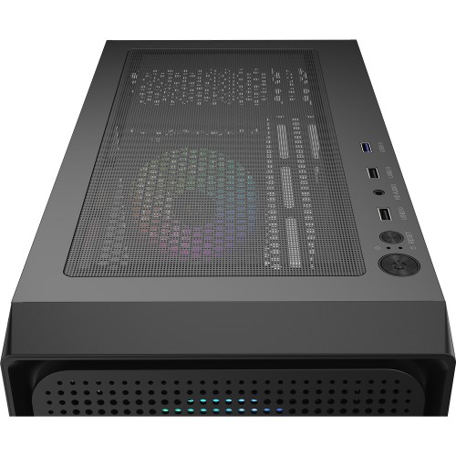 Корпус ПК Ocypus Gamma C50 BK ARGB – Mini-Tower с 4x120mm ARGB, USB 3.0 и 2xUSB 2.0 для mATX и mITX