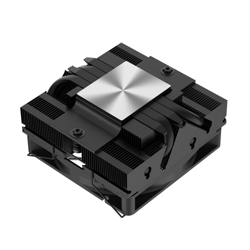 Кулер для процессора/ CPU Cooler SAMA U40 (130W, 4-pin PWM, 47mm, 4x6mm, 1x90mm, 38.18CFM, 34dBA, 2800RPM, S: 1851/1700/1200/115X, AM5/AM4, black) SAMA