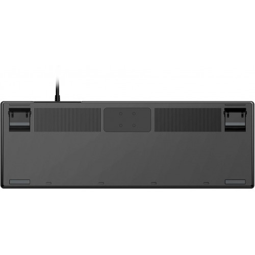 Клавиатура Acer OKW303 механическая USB для геймеров с LED подсветкой, черно-серая, 1.8м кабель (ZL.KBDCC.01D)