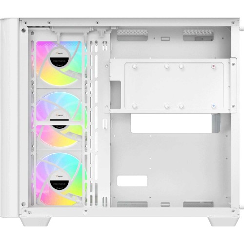 Корпус ПК Ocypus Iota C70 Curve WH ARGB - Midi-Tower с 4x120mm ARGB, USB-C 3.1 и поддержкой ATX/mATX/mITX