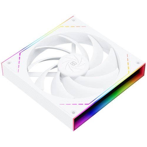 Кулер для корпуса/ Case Cooler Thermalright TL-M14W (140x144x25mm, 4-pin PWM, ARGB, 88.75CFM, 23.7dBA, 1500RPM, White)