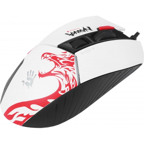 Мышь A4Tech Bloody W95 Max Naraka белый/рисунок оптическая 12000dpi USB 10but