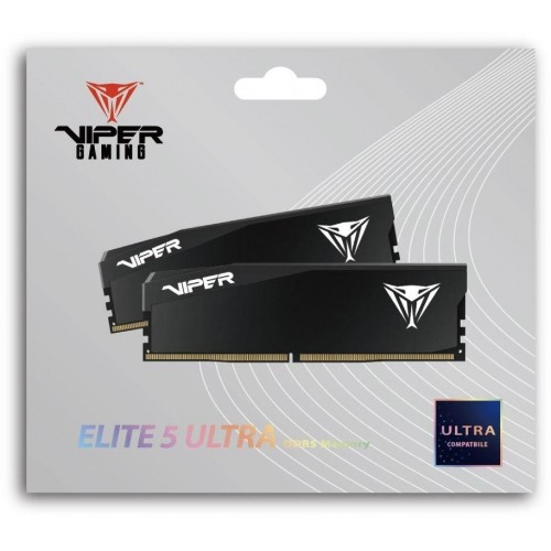 Купить оперативную память DDR5 2x32GB 6000MHz Patriot Viper Elite 5 Ultra с радиатором - производительность для игрового ПК