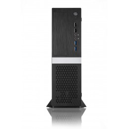 Корпус с блоком питания 300Вт./ Case Foxline mATX Desktop 300W FL-211 mATX case, black, w/PSU TFX 300W, w/2xUSB2.0+2xUSB3.0, w/pwr cord, w/ 8cm FAN