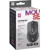 Купить Defender Проводную Оптическую Мышь Optimum MB-270 PRO: Черная, 3 Кнопки, 1200 DPI, 1.8 м, Тефлоновые Ножки