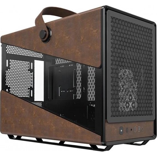 Корпус Montech Heritage (B) черный mATX: 9 вентиляторов, 2 USB 3.0, без блока питания