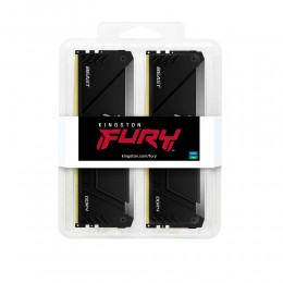 Память оперативная/ Kingston 16GB 3200MT/s DDR4 CL16 DIMM (Kit of 2) FURY Beast RGB