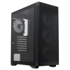 Корпус без блока питания HSPD M520: Mesh Mid Tower с 4x120mm ARGB, поддержка ATX/mATX/mITX, черный, 390x200x449 мм