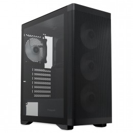 Корпус без блока питания/ Case HSPD M520, Mesh Mid Tower, Black, slide TG, 0.45 SPCC, 4x120mm ARGB (M11-120) ATX, mATX, mITX 160/330/184mm 2x2.5", -, 7xPCI 2xUSB-A 3.0, 1xUSB-A 1.0 390x200x449mm