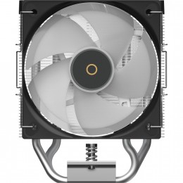 Кулер для процессора/ CPU Cooler Ocypus Gamma A40 BK ARGB Digital (200W, 4-pin PWM, LED temp., 133mm, Al/Cu, 4x6mm, ARGB, 1x100mm, 41CFM, 29.5dBA, 2400RPM, S: 1851/1700/1200/115X, AM5/AM4, black)