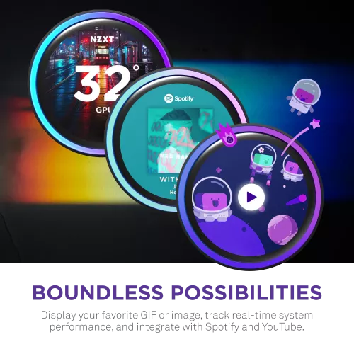 Система жидкостного охлаждения для ПК/ Water Cooling System NZXT Kraken Elite 420 RGB (350W, 420mm, LED temp., White/ Fans: 3x140mm, 98.61CFM, 34.5dBA, 2000RPM/ Pump height 65mm, 2800RPM, Rad thickness 27mm/ S: 1851, 1700, 1200, 115X, AM5, AM4) NZXT