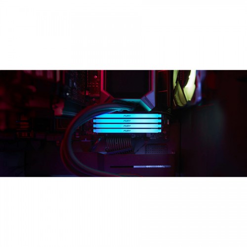 Память оперативная/ Kingston 8GB 3200MT/s DDR4 CL16 DIMM FURY Beast RGB (Select Regions ONLY)
