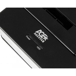 Док-станция для HDD AgeStar 3UBT7 SATA III USB3.0 пластик/алюминий серебристый 1 [3UBT7]