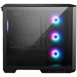 Корпус ПК без блока питания/ Case MSI MAG PANO M100R PZ, Mini-Tower, TG, 4x120mm ARGB, 1xUSB 3.2, 1xUSB 3.2 Type-C, mATX, mITX Black