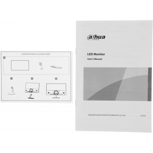 Монитор Dahua 23.8" DHI-LM24-A201Y черный IPS LED 5ms 16:9 HDMI матовая 1200:1 250cd 178гр/178гр 1920x1080 75Hz VGA FHD 2.79кг