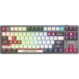 Клавиатура A4Tech WS87 механическая серый/красный USB беспроводная BT/Radio for gamer LED