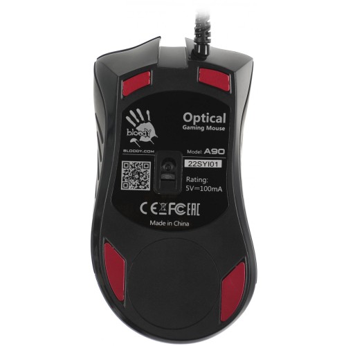 Мышь A4Tech Bloody A90 черный оптическая 6200dpi USB 8but