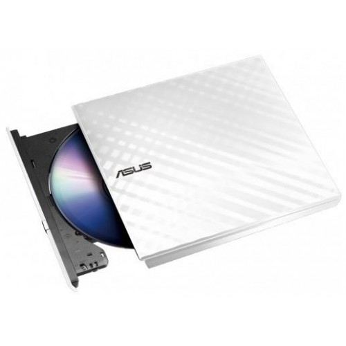 Оптический привод ASUS DVD-RW SDRW-08D2S-U LITE/WHT/G/AS белый USB внешний RTL [SDRW-08D2S-U LITE/WHT/G/AS]