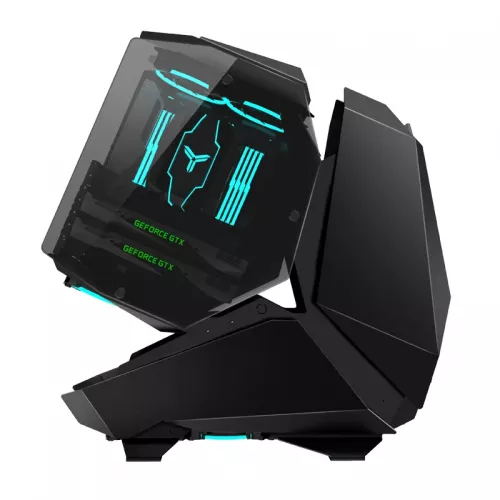 Корпус без блока питания/ Case JONSBO MOD-5, Full-Tower, TG, no fans, 2xUSB-A 3.0 + 1xUSB-C 3.2, ATX, mATX, mITX Black JONSBO