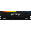 Память оперативная/ Kingston 8GB 3200MT/s DDR4 CL16 DIMM FURY Beast RGB (Select Regions ONLY)