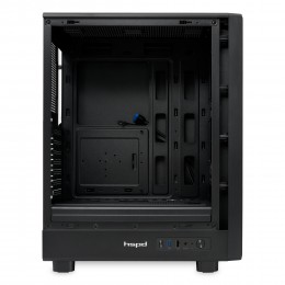 Корпус без блока питания/ Case HSPD M510, Mesh Mid Tower, Black, TG, 0.5 SPCC, no fans ATX, mATX, mITX 180/280/160mm 1x2.5", 1x3.5", 7xPCI 1xUSB-A 3.0, 1xUSB-A 1.0 517x277x418mm