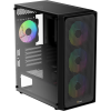 Корпус ПК Ocypus Gamma C50 BK ARGB – Mini-Tower с 4x120mm ARGB, USB 3.0 и 2xUSB 2.0 для mATX и mITX