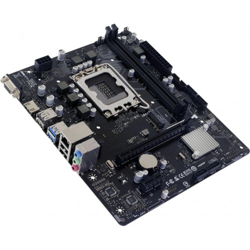 Материнская плата Biostar H610MHC 2.0 Soc-1700 Intel H610 2xDDR4 mATX AC`97 8ch(7.1) GbLAN RAID+VGA+HDMI